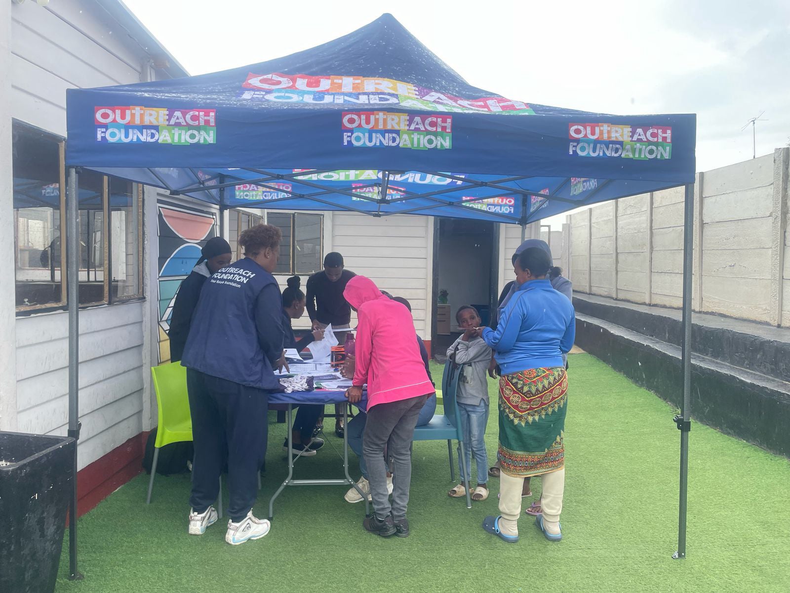 Flower arranging is part of the decor and events planning course at Outreach Foundation