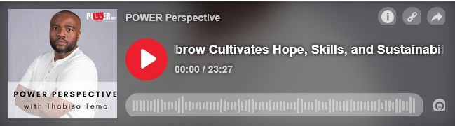 Power 98.7 FM interviews Outreach Foundation's rooftop gardener, Mike